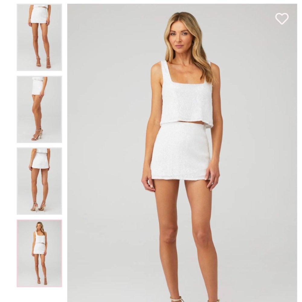 Show Me Your Mumu | All Night Skort & Tara Crop Top - Set | Size: XS